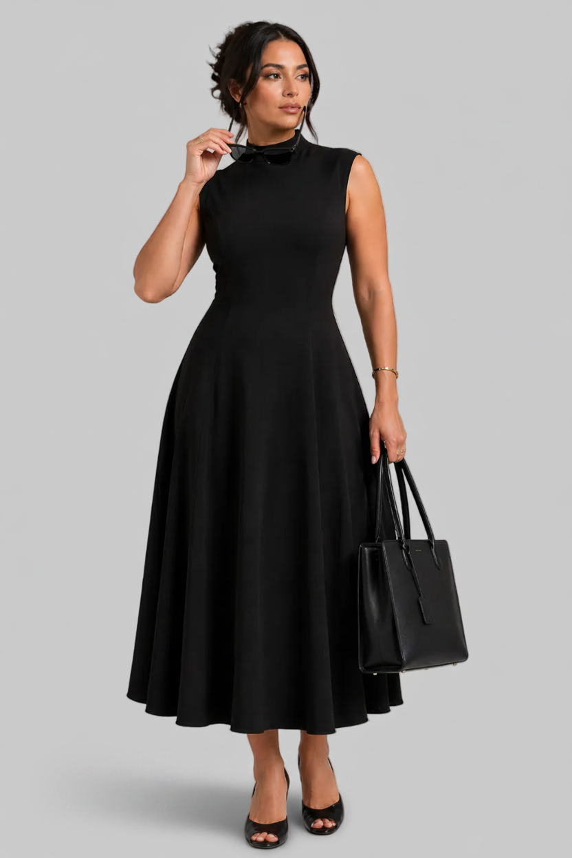Sleeveless Chic Midi Dresses