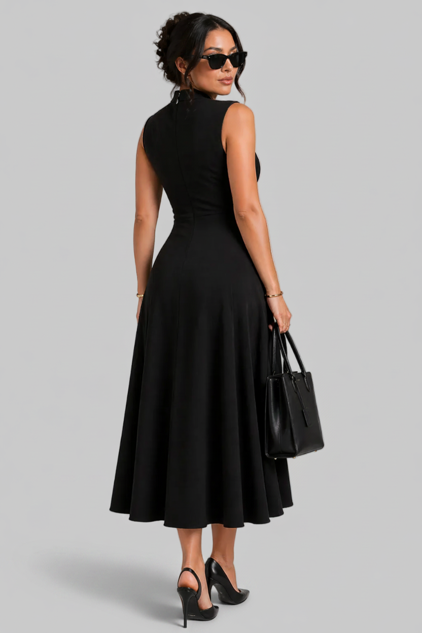 Sleeveless Chic Midi Dresses