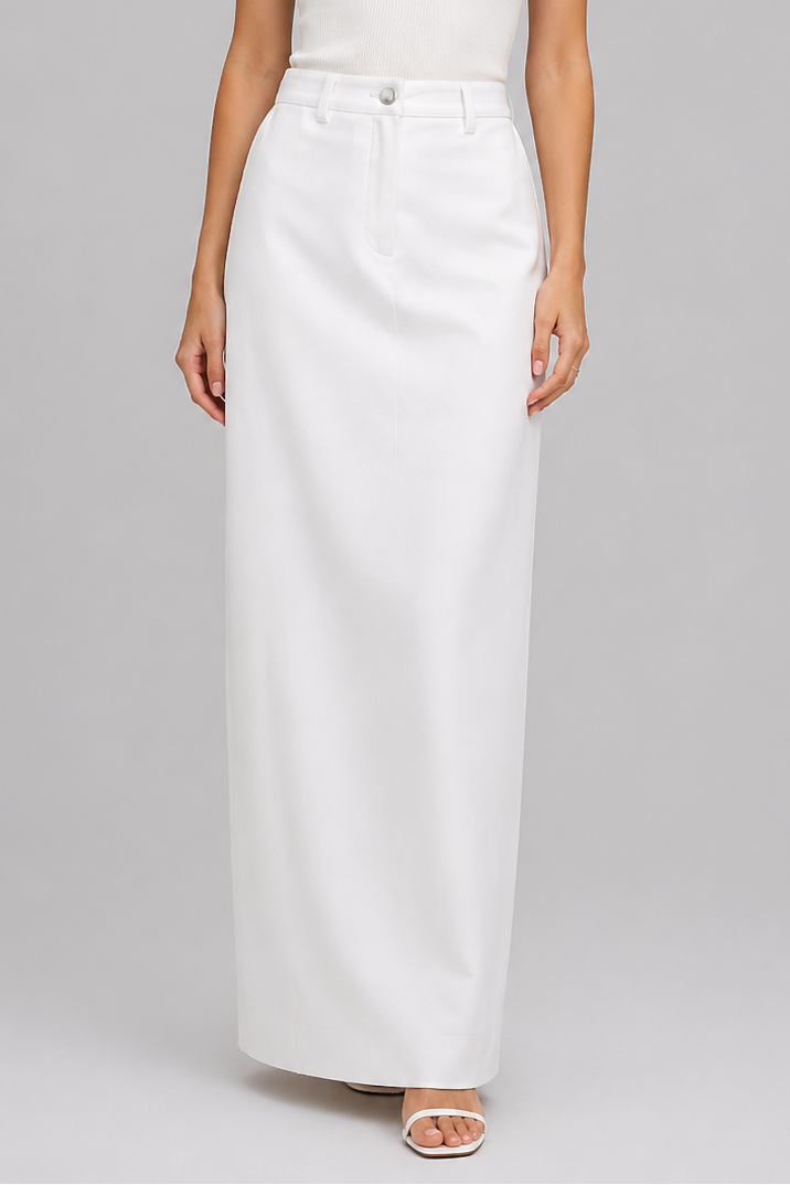 High Waist Slit Skirt