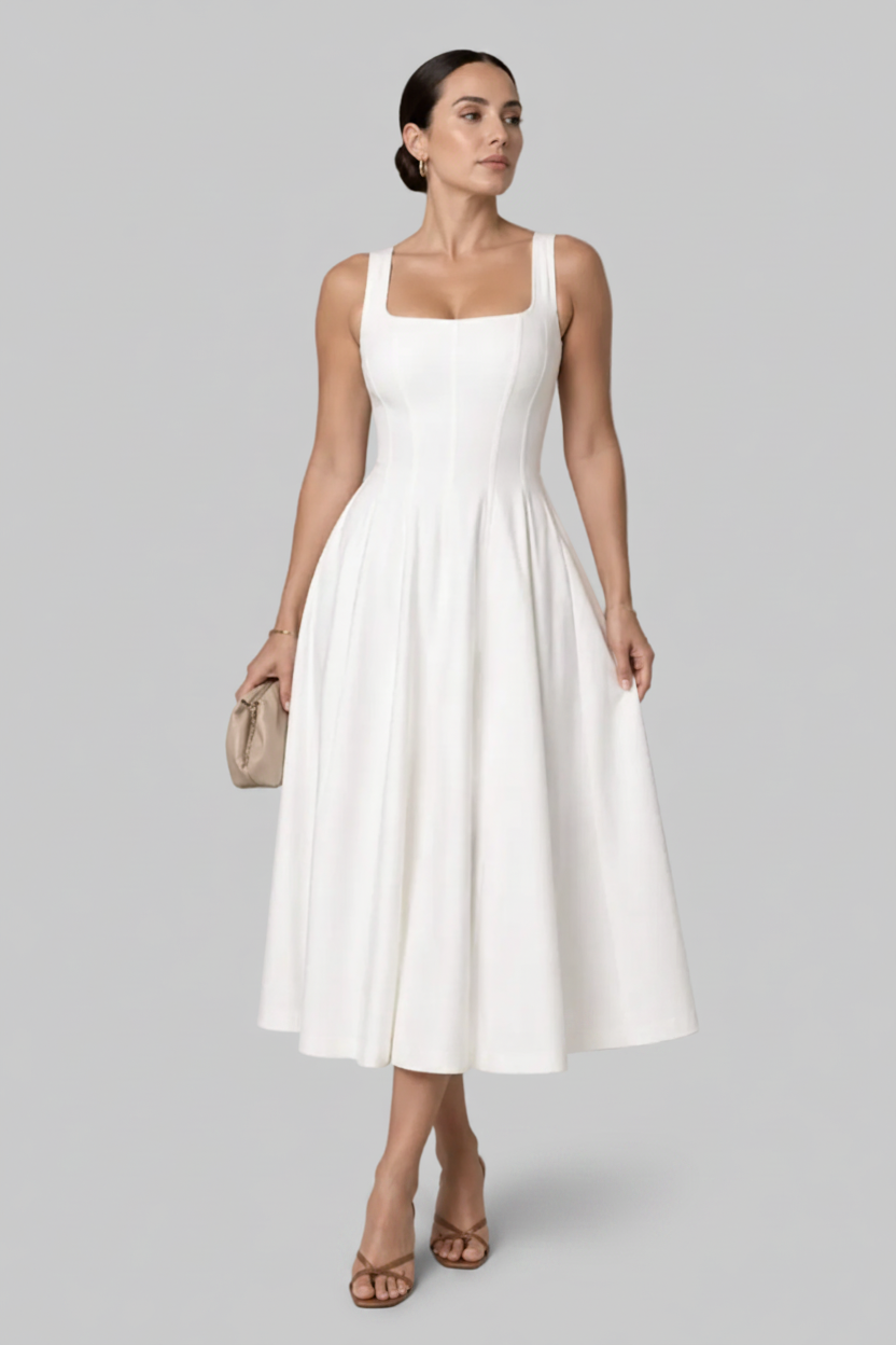 Square Neck Dress