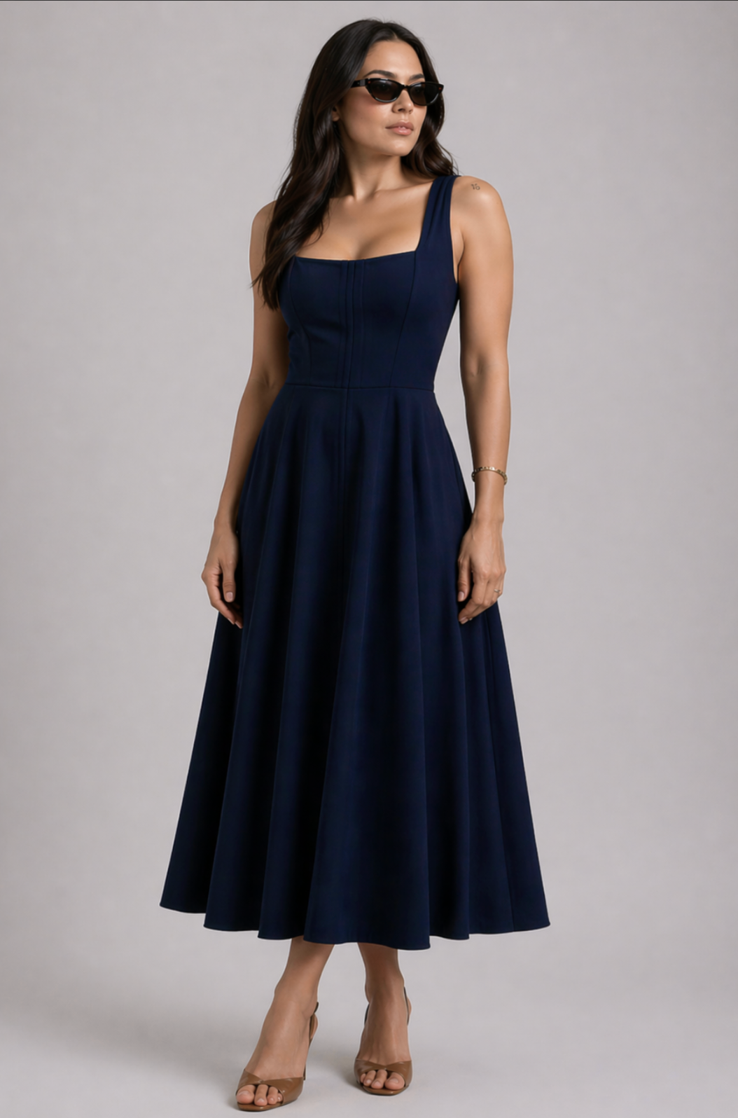 Square Neck Dress