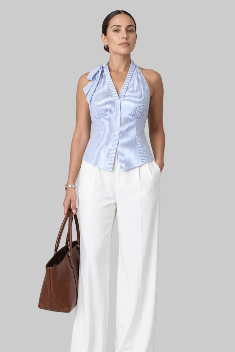 Halter Waist-Tie Top