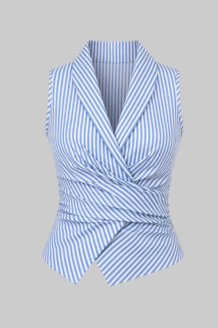 V-Neck Suit Top