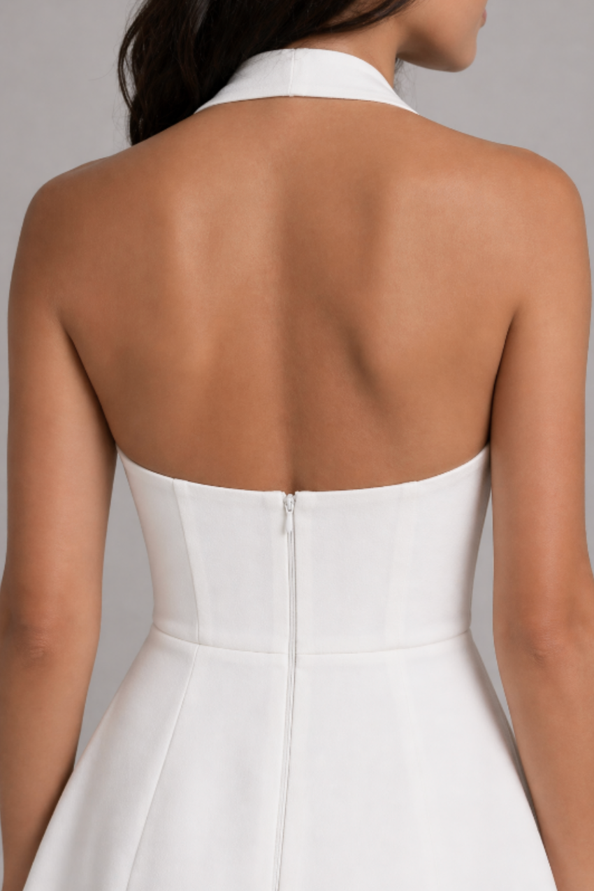 Mini Halter-Neck Dress