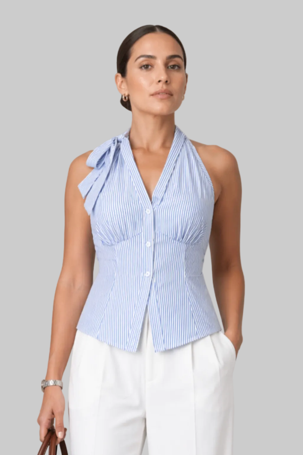 Halter Waist-Tie Top