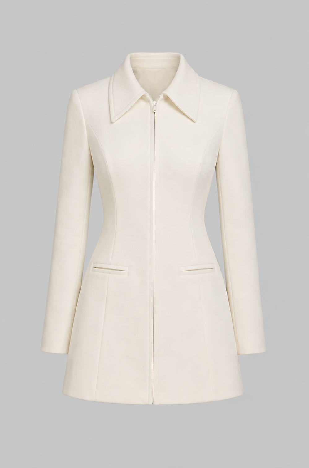 Zip Detail Mini Dress